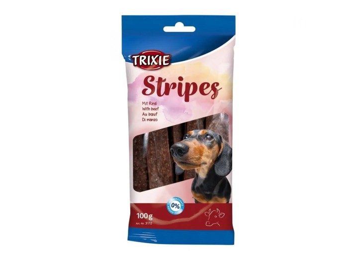 Лакомство для собак Trixie Stripes Light, с говядиной 100 г (3172)