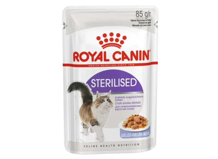 Royal Canin Sterilised Jelly в желе для стерилизованных кошек 12х85 г