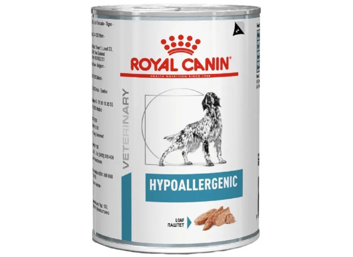 Royal Canin Hypoallergenic Cans для собак при харчовій алергії 400 г