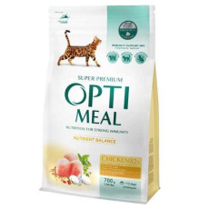 Optimeal Cat Chicken для кошек с мясом курицы 700 г