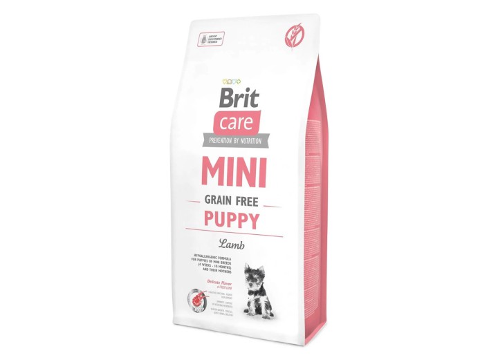 Brit Care Mini GF Puppy Lamb для собак с ягненком 7 кг