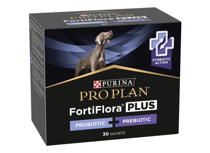 Purina Veterinary Diets FortiFlora Plus пробиотик с пребиотиком для собак и щенков 30х2г