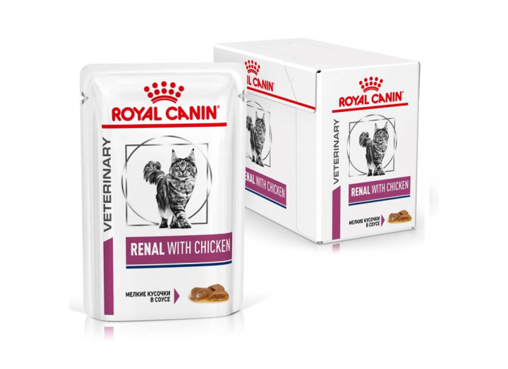 Royal Canin Renal Chicken для котів 12х85 г