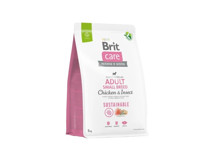 Brit Care Sustainable Adult Small Breed Chicken and Insect з куркою 7 кг