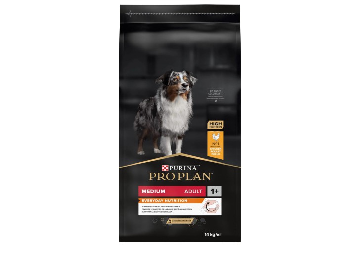 Purina Pro Plan Dog Adult Medium Everyday Nutrion для собак с курицей 14 кг