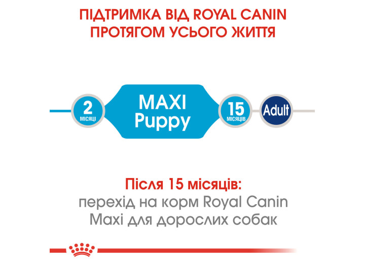 Royal Canin Maxi Puppy для щенят 4 кг