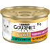 Gourmet Gold Подвійне задоволення для кішок з кроликом та печінкою, шматочки в соусі 24x85 г