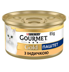 Gourmet Gold для кішок паштет з індичкою 24x85 г фото