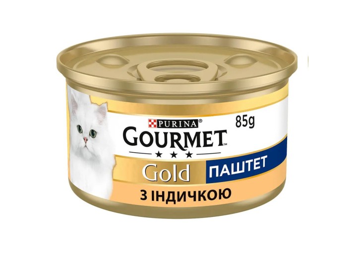 Gourmet Gold для кішок паштет з індичкою 24x85 г