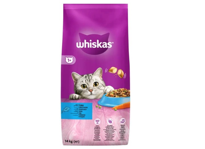 Whiskas для кошек с тунцом 14 кг