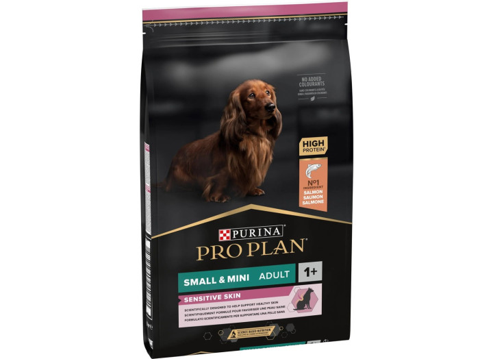 Purina Pro Plan Dog Adult Small & Mini Sensitive Skin для собак с лососем 7 кг