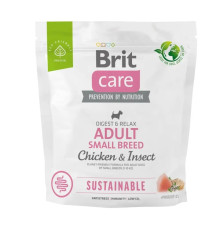 Brit Care Sustainable Adult Small Breed Chicken and Insect з куркою 1 кг