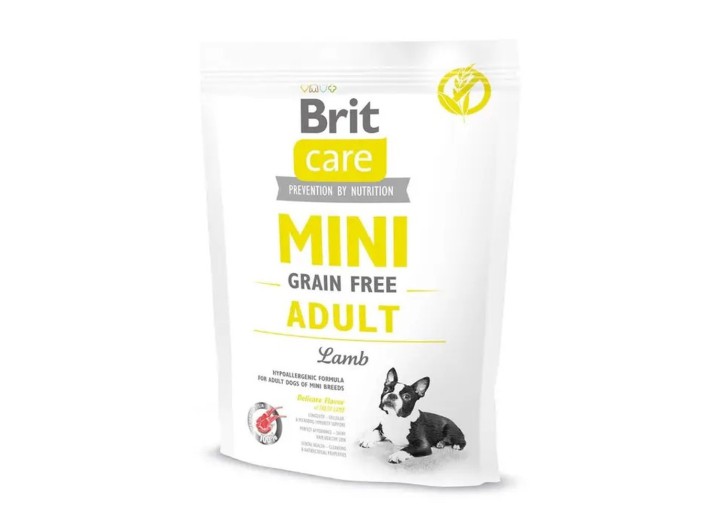 Brit Care Mini Grain Free Adult Lamb для собак с ягненком 400 г