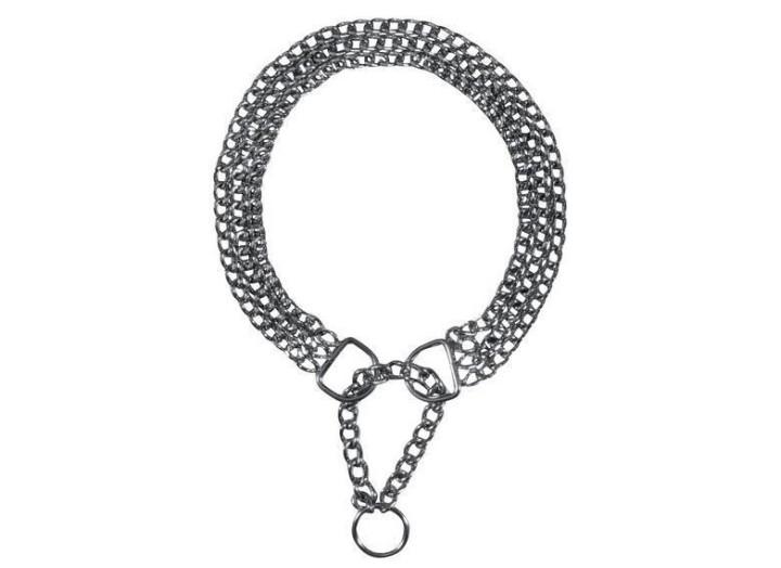 Ошейник Trixie Semi-Choke Chain для собак трехрядный хромированный, 65 см (2269) Ошейник Trixie Semi-Choke Chain для собак трехрядный хромированный, 65 см (2269)
