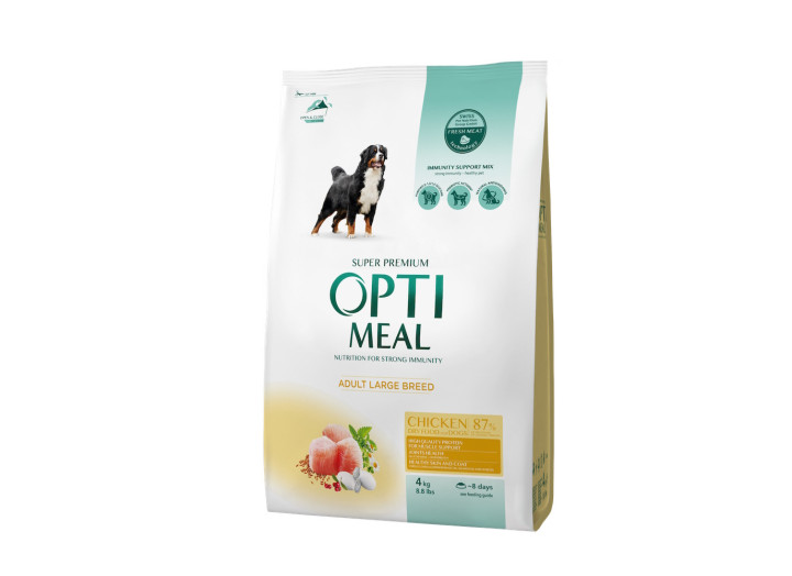 Optimeal Maxi для собак великих порід із куркою 12 кг