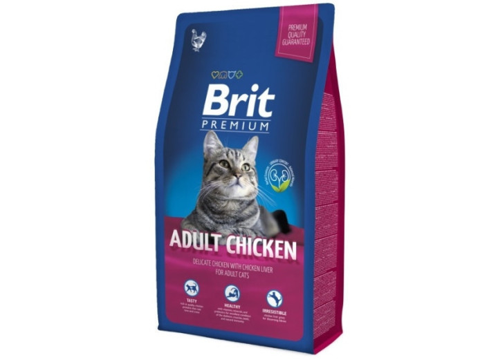 Brit Premium Adult Chicken для кішок з куркою 300 г