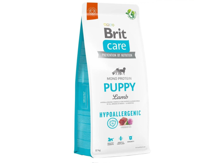 Brit Care Dog Hypoallergenic Puppy для цуценят з ягням 12 кг