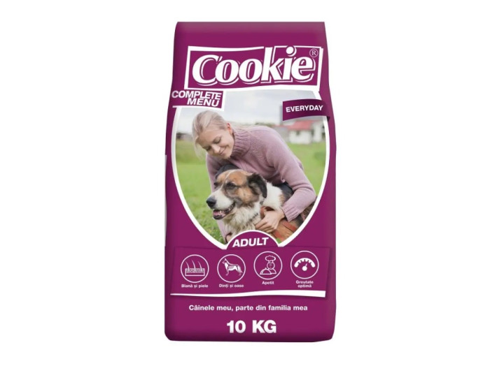 Сухой корм для собак всех пород Cookie Everyday 10 кг (субпродукты)