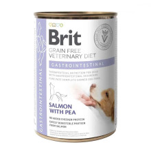 Brit VD Gastrointestinal Cans для собак для желудочно-кишечного тракта, лосось и горох 400 г