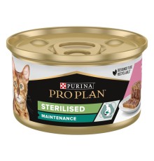 Purina Pro Plan Adult Sterilised у паштеті з тунцем та лососем для стерилізованих кішок 85 г фото