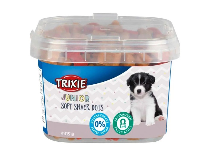 Лакомство для щенков Trixie Junior Soft Snack Dots с кальцием, 140 г (31519)