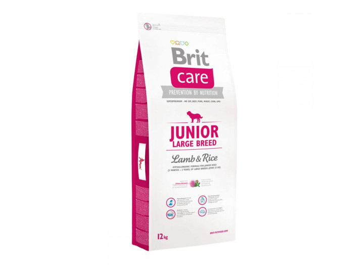 Brit Care Junior Large Breed Lamb Rice для щенков с ягненком 3 кг