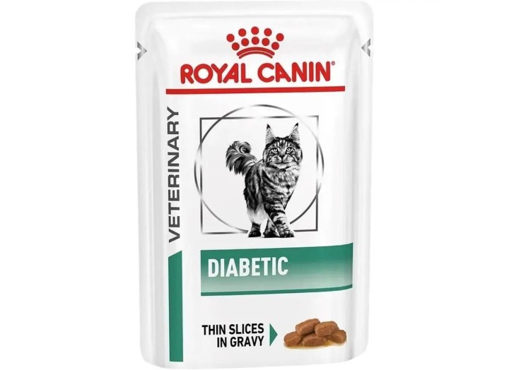 Royal Canin Diabetic Pouches для кішок при діабеті в соусі 12х85 г