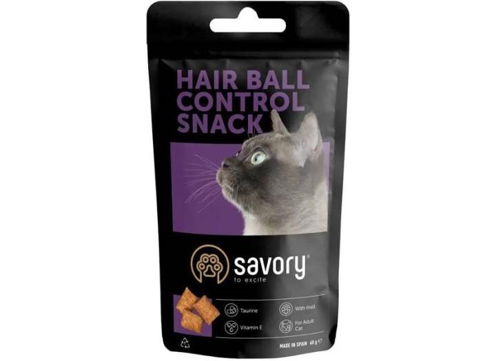 Лакомство для котов Savory Snack Hair-ball для выведения шерсти, 60 г (31485) Лакомство для котов Savory Snack Hair-ball для выведения шерсти, 60 г (31485)