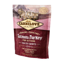 Carnilove Salmon Turkey Kitten для котят c лососем и индейкой 400 г