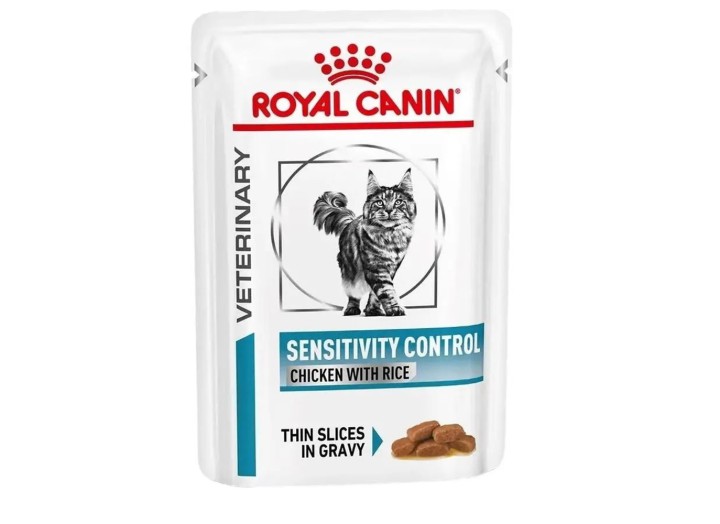 Royal Canin Sensitivity Control Pouches для кішок при харчових алергіях 12х85 г