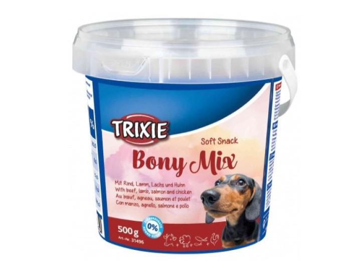 Ласощі Trixie TX-31496 Soft Snack Bony Mix для собак з індичкою та яловичиною, 500 г Ласощі Trixie TX-31496 Soft Snack Bony Mix для собак з індичкою та яловичиною, 500 г