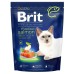 Brit Premium Sterilised Salmon для стерилизованных кошек с лососем 1.5 кг