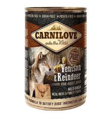 Влажный корм Carnilove Venison Reindeer паштет для собак с олениной 400 г (100133)