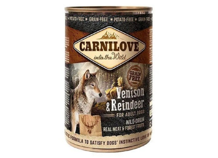 Вологий корм Carnilove Venison Reindeer паштет для собак з оленіною 400 г (100133)