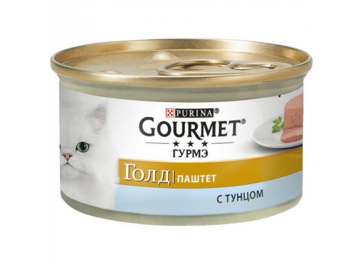 Gourmet Gold для кошек паштет с тунцом 24x85 г