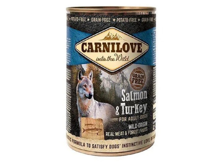 Вологий корм Carnilove Salmon Turkey для собак з лососем та індичкою 400 г (100132)