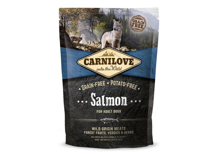 Carnilove Salmon Adult для собак всех пород с лососем 1.5 кг