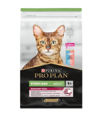 Purina Pro Plan Cat Sterilised Savoury Duo Сod & Тrout с треской для стерилизованных кошек 1.5 кг