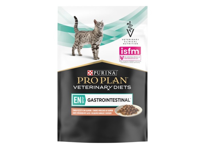 Purina Veterinary Diets EN Gastrointestinal Feline в підливці з лососем для котів 80 г