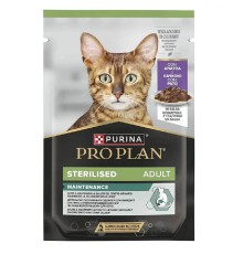 Purina Pro Plan Sterilised кусочки в соусе с уткой 85 г фото