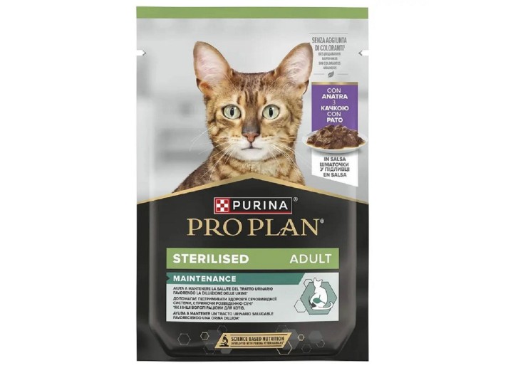 Purina Pro Plan Sterilised шматочки в соусі з качкою 85 г