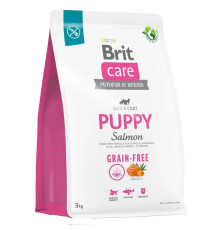 Brit Care Dog GF Puppy для щенков с лососем 3 кг