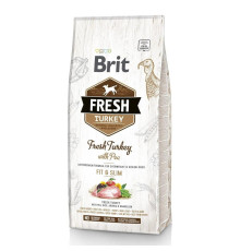 Brit Fresh Turkey with Pea Adult Fit Slim з індичкою 12 кг