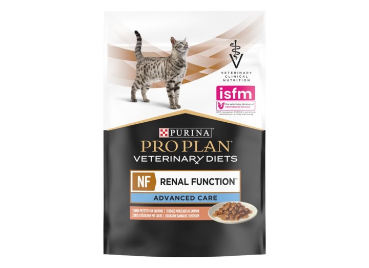 Purina Veterinary Diets NF Renal Function Feline в подливке с лососем для кошек 10х80 г