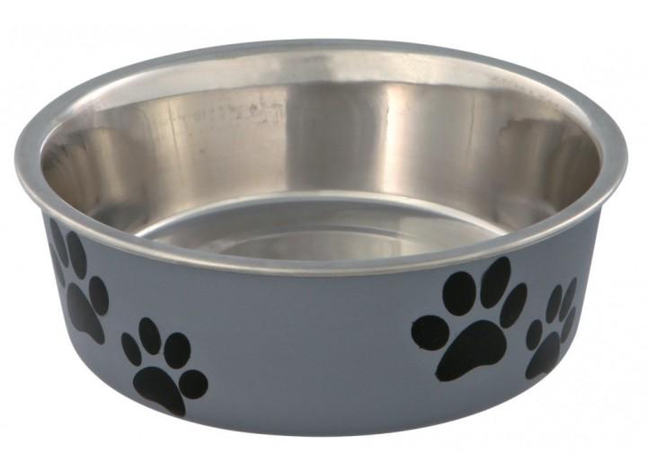 Миска Trixie Stainless Steel Bowl для собак, нержавеющая сталь, 0.4 л (25242)