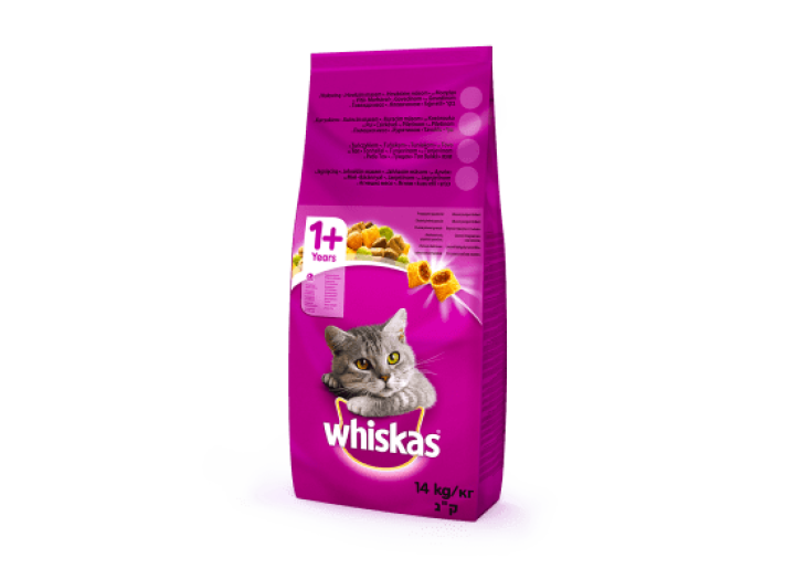 Whiskas для кошек с курицей 800 г