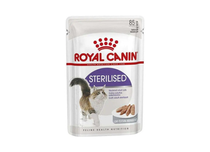 Royal Canin Sterilised Loaf в паштете для кошек 12х85 г