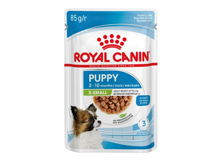 Royal Canin Xsmall Puppy для щенков в соусе 12х85 г