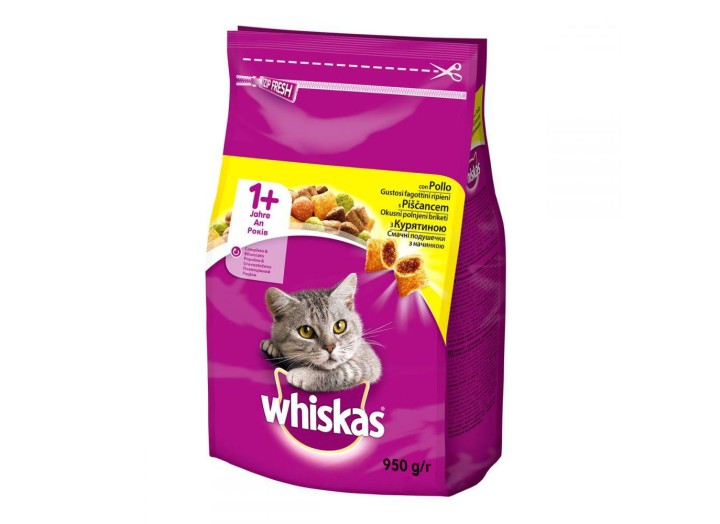 Whiskas для кошек с курицей 800 г