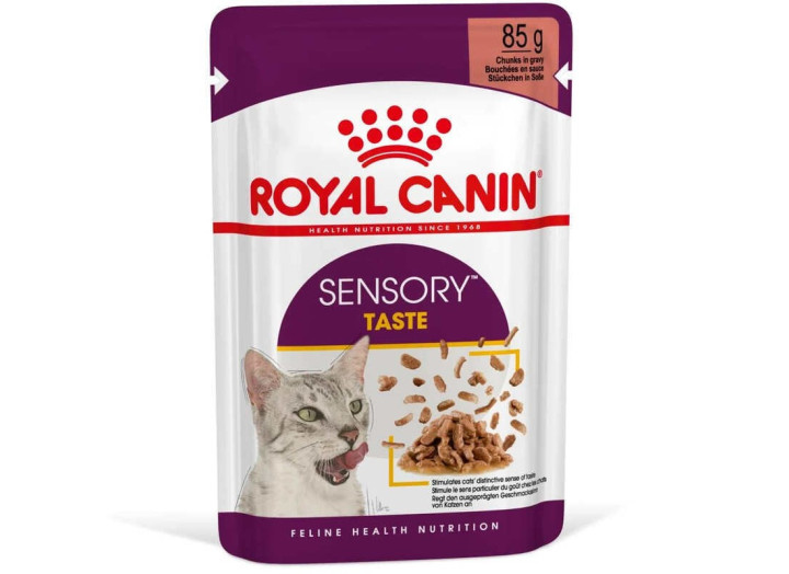 Royal Canin Sensory Taste in Gravy в соусі для котів 12х85 г